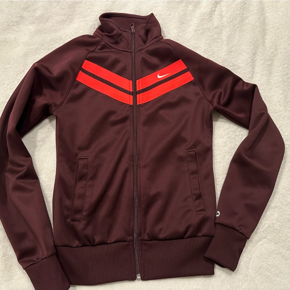 Nike Deep Maroon Athletic Jacket